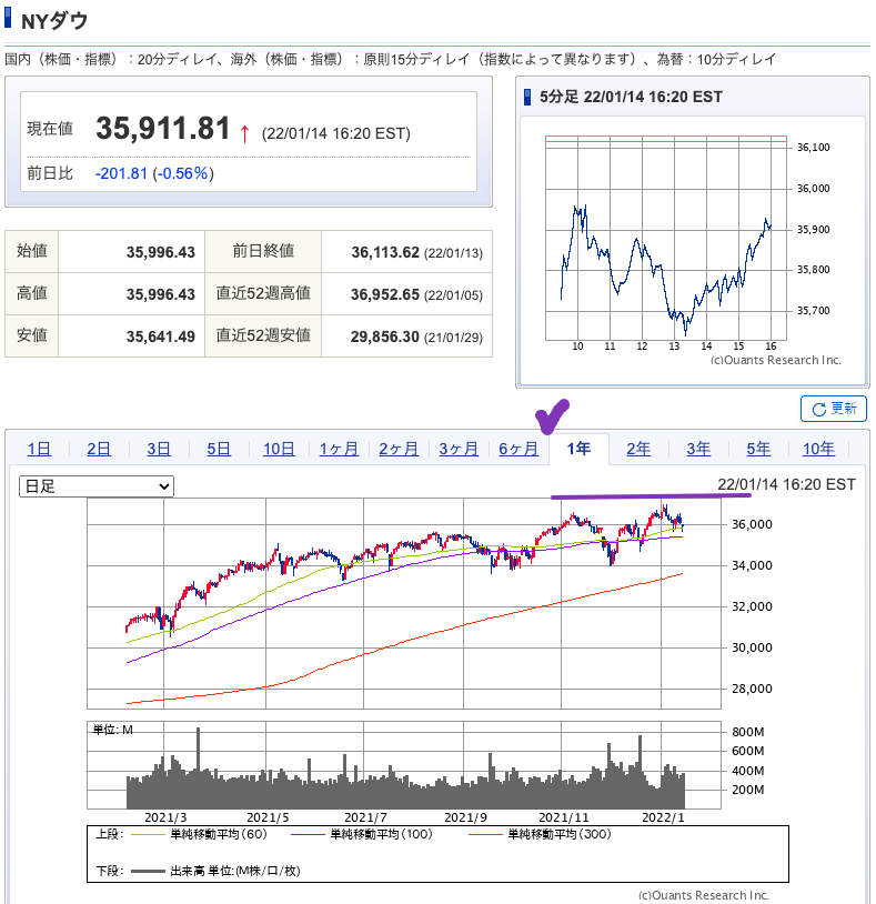 （出典）SBI NYDW 20220115