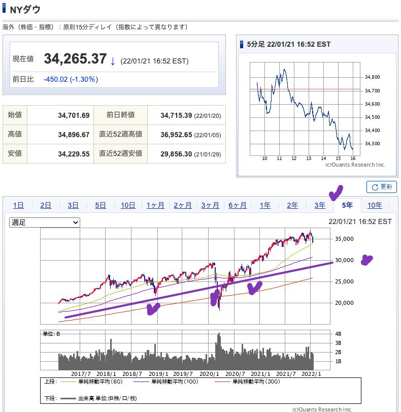 （出典）SBI NYDW 20220122