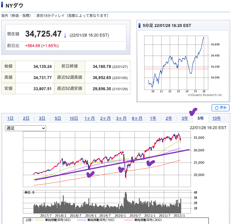 （出典）SBI NYDW 20220129