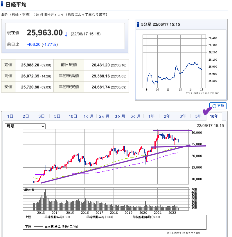 出典）SBI NK 220618 10y