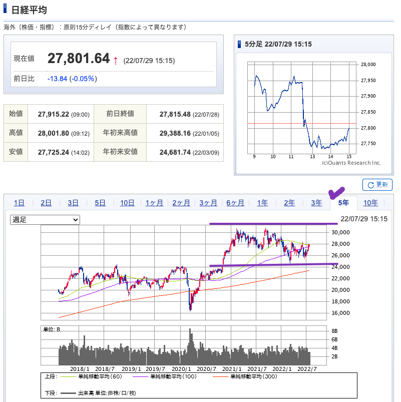 出典）SBI NK 220729 5y