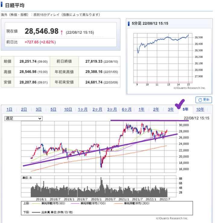 出典）SBI NK 5y 220814