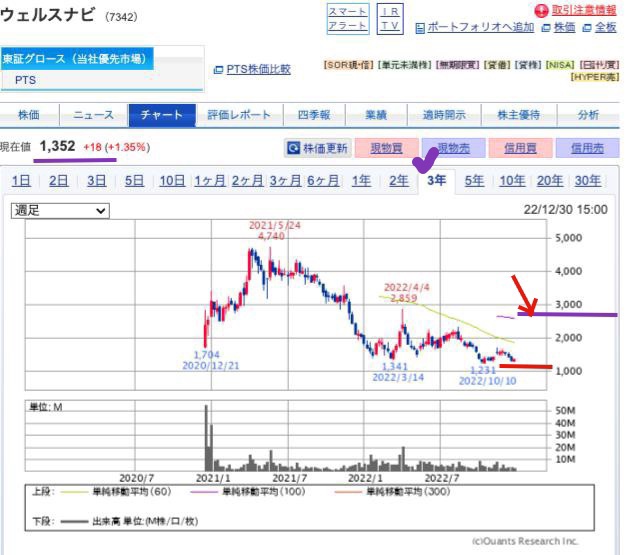 出典）SBI ウェルスナビ（7342）3y 221231